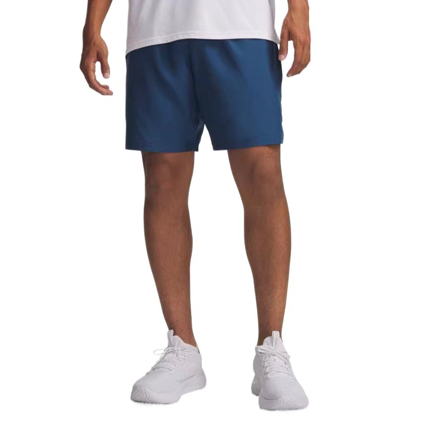 Under Armour Tech SS26 Breathable Solid Color Elastic Waist Mid Rise Sports Shorts Men shorts 1383356-498 S