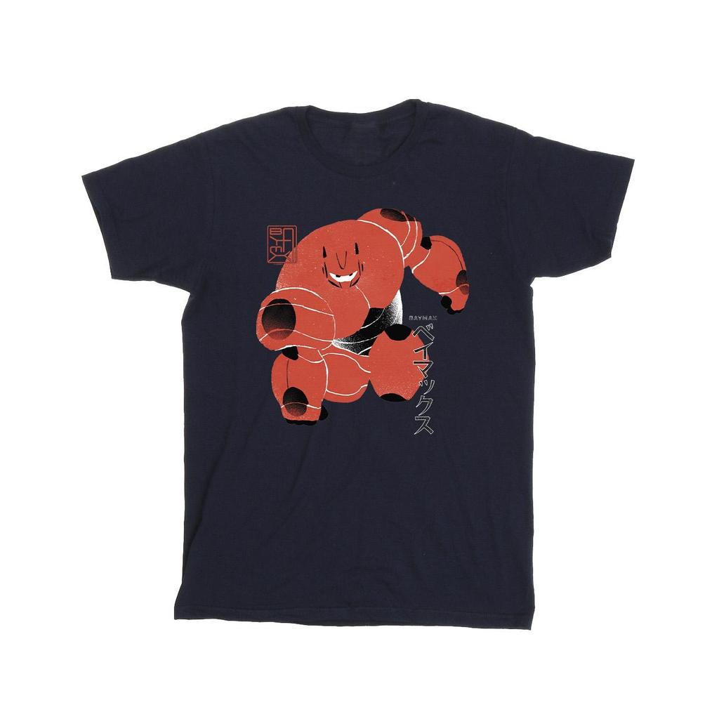 Disney Girls Big Hero 6 Baymax Suite Pose Cotton T-Shirt