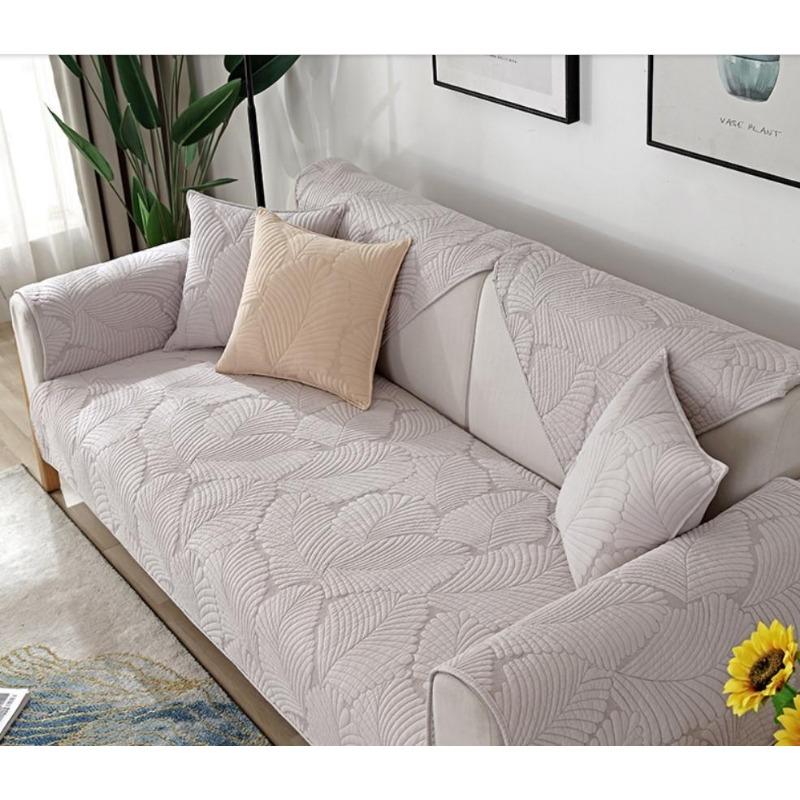 Fashionable And Simple Double-Faced Pure Cotton Sofa Cushion Four All Season universal Anti Slip And Dustproof Sofa Cushion