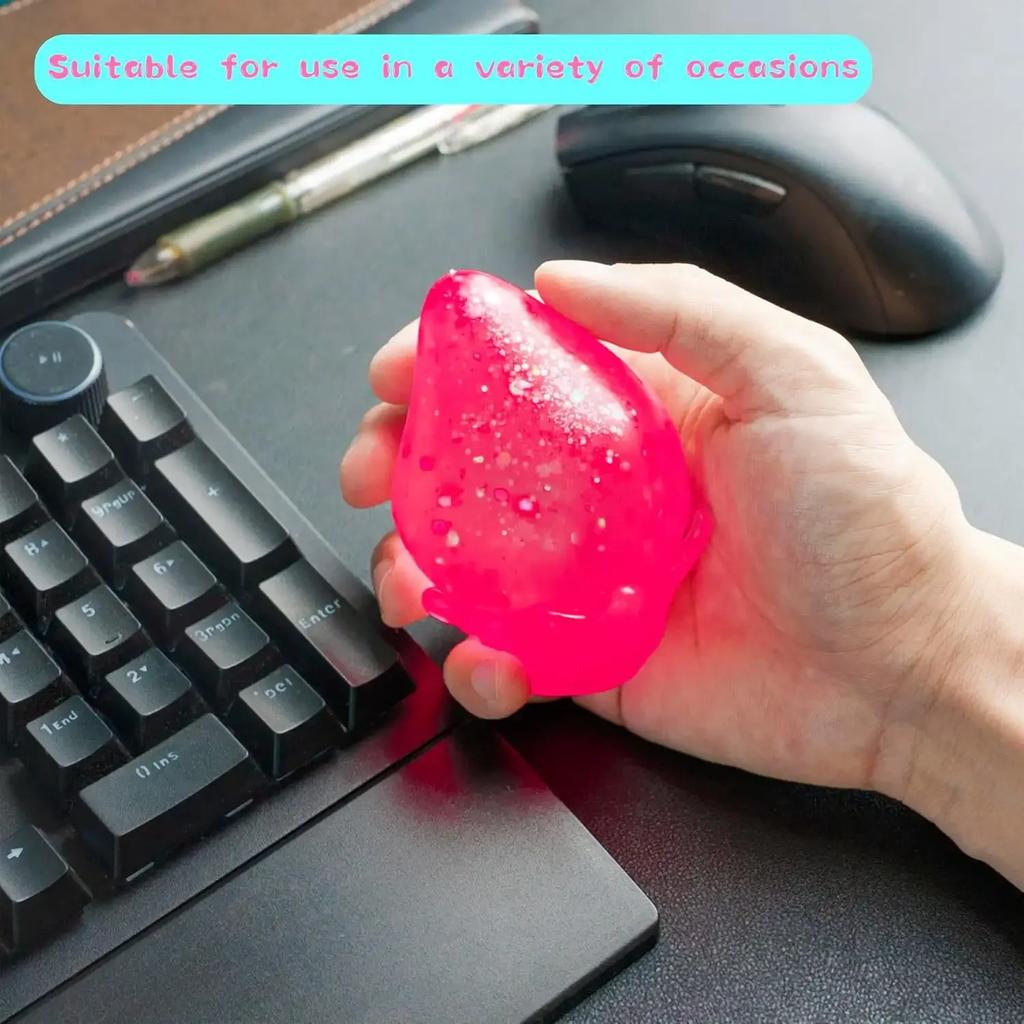 Großer Wassertropfen Squishy, Malzzucker Stressball, Langsam zurückfederndes Knetspielzeug, Ästhetisches Schreibtischornament, Sensorisches Fidget, Erwachsene
