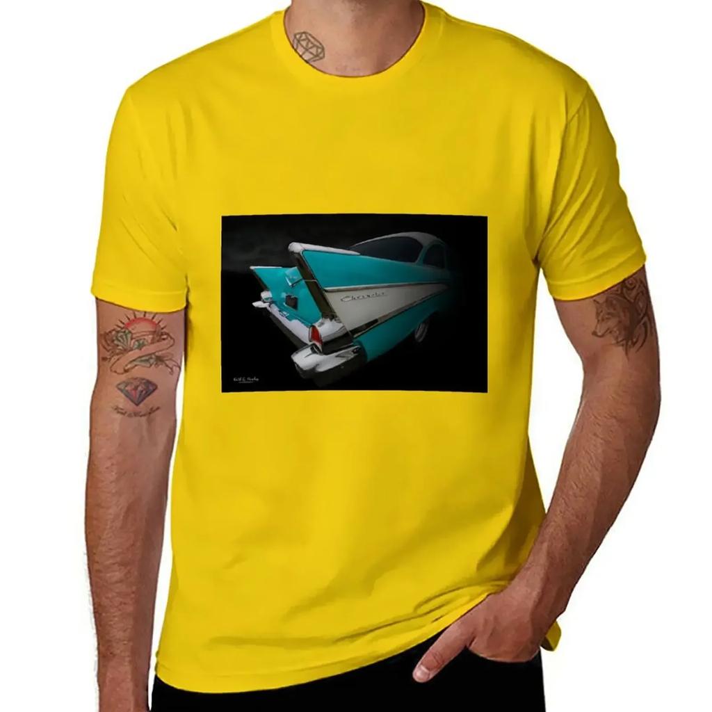57 Fins Tshirt Tees Customs Design Your Own Blacks Unisexs Tall T Shirts