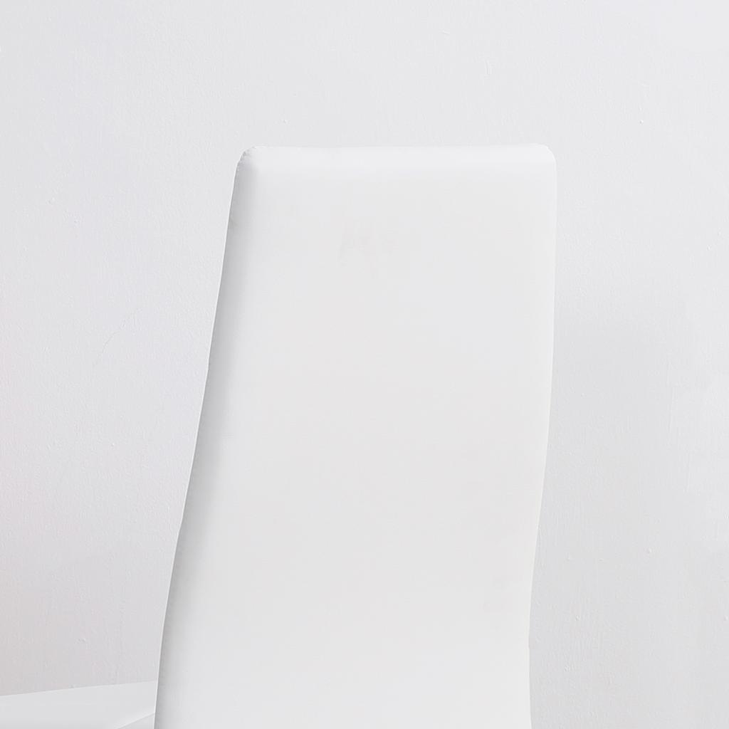 Set di 4 Sedie, Sedie da Pranzo, Sedie da Cucina, 41 cm x 50 cm x 97 cm, Bianco