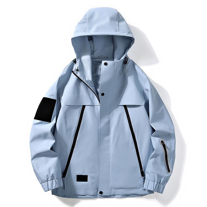 

High-quality Windproof and Water-repellent Sports Jackets, Spring and Autumn Trendy Brand Three-proof Jackets, Same-style Tops for Men and Women S
