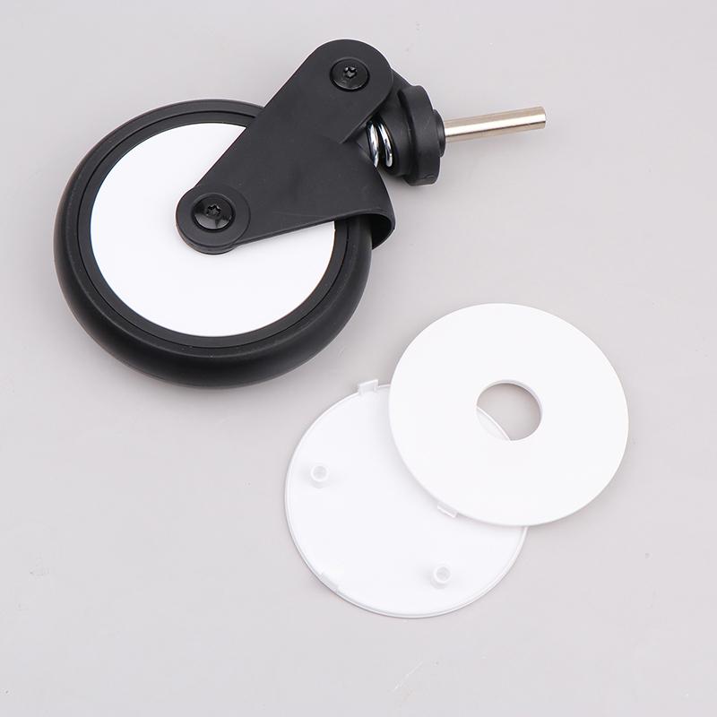 Stroller Replacement Rubber Wheels Front And Rear Wheel Stroller Accessories Compatible With Stroller