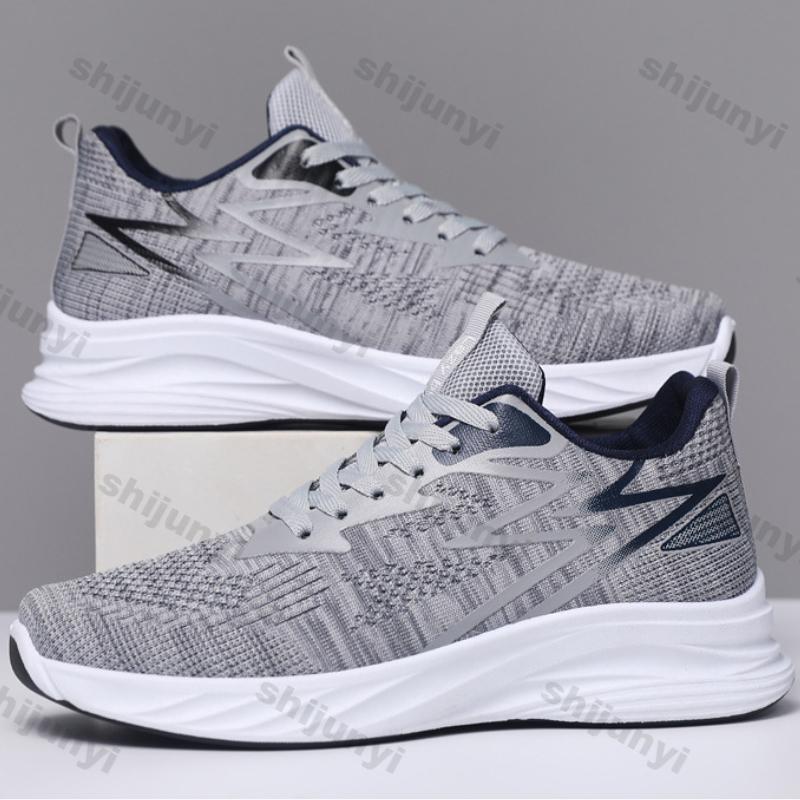 Fashion Men Shoes 2025 Spring New Comfort Non Slip Breathable Mesh Casual Sport Shoes Fashion Soft Sole Lightweight Running Shoes Men