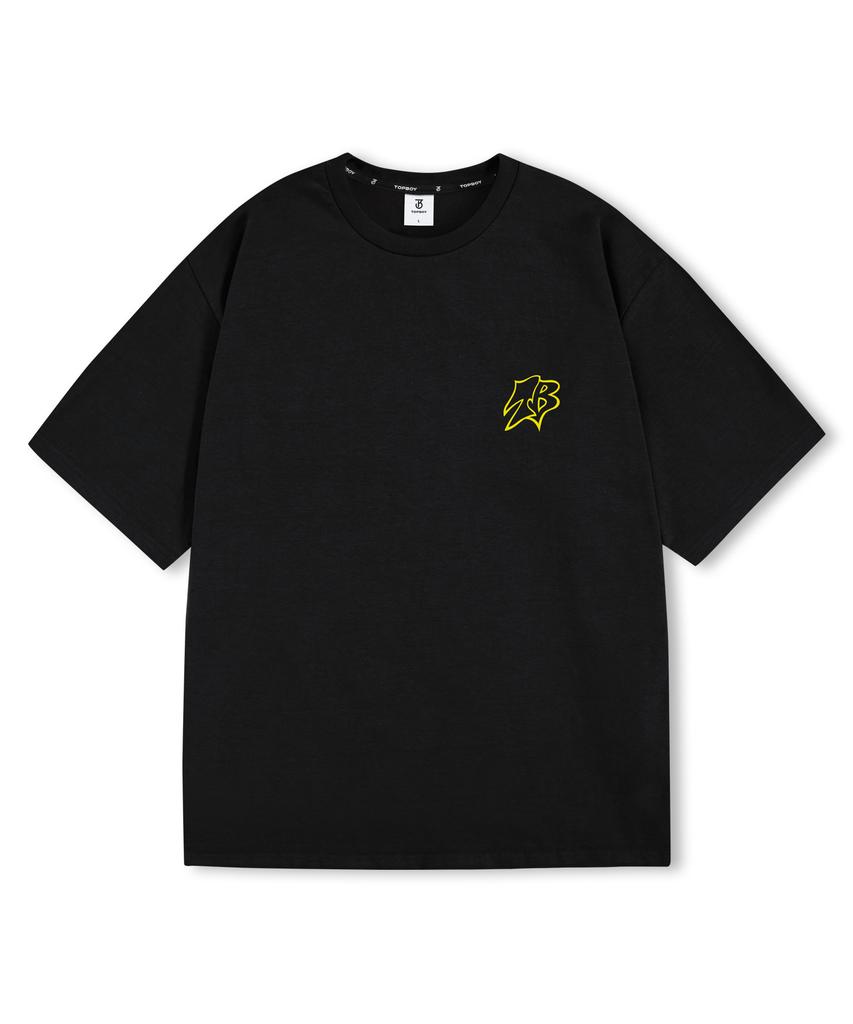 TOPBOY Small B Oversized Short Sleeve T-Shirt (Type A)