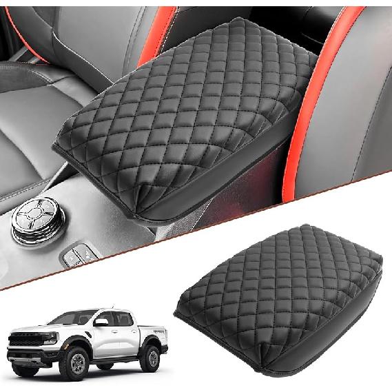 SKTU for 2024 2025 2026 Ford Ranger Armrest Cover for 2024 2025 2026 Ford Ranger Center Console Cover 2024 2025 2026 Ranger (XL/XLT/Lariat/Raptor)