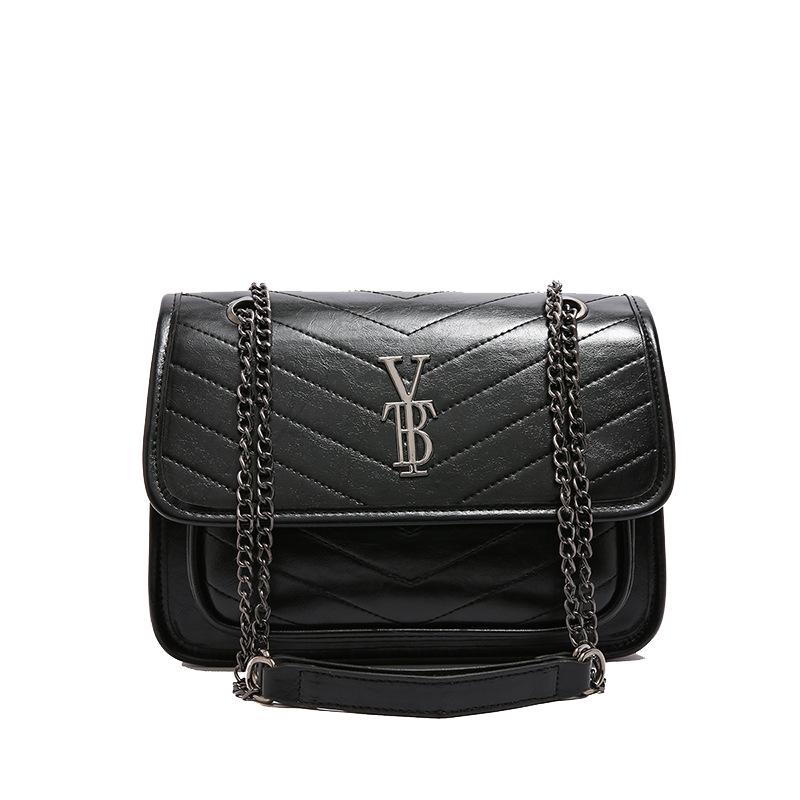 2025 European & American Minimalist Women's Messenger Bag - Versatile Textured Crossbody