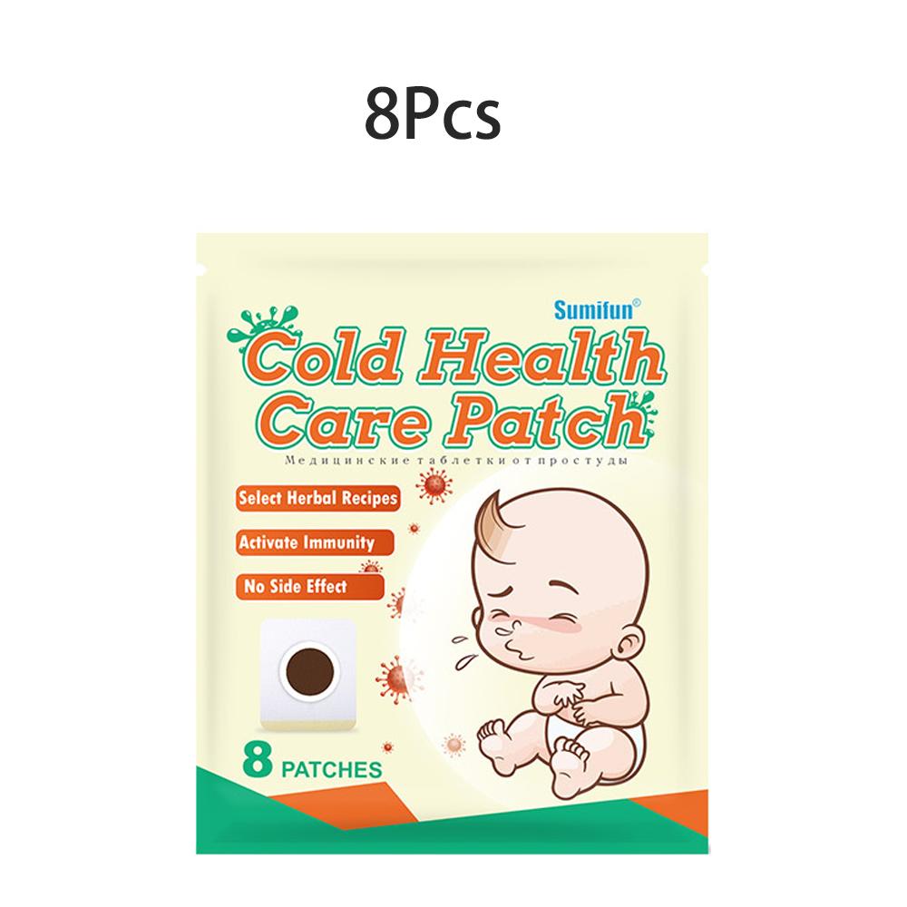 8/16/24Pcs Sumifun Cold Health Care Patch Natural Herbal Navel Plaster External Body Care Patch for Discomfort of Cough Nasal Congestion Runny Nose