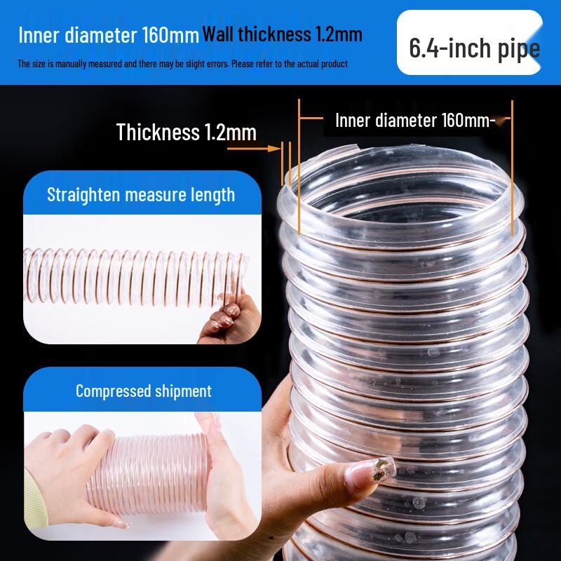 Kaihebang PU Steel Wire Industrial Dust & Ventilation Hose