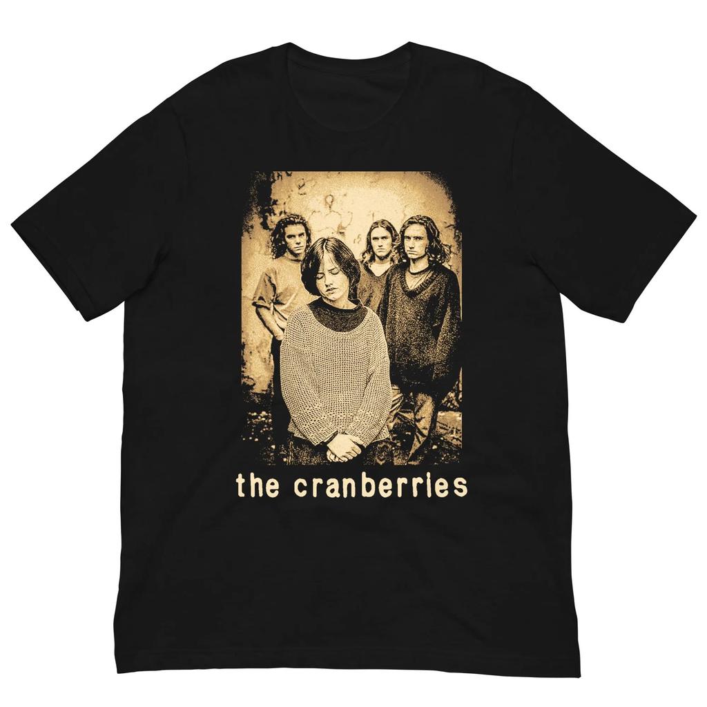 Irish Rock Band The Cranberries Peripherals Print Tshirt Fashion Crewneck Cotton Top Men Women Oversized Casual Summer New Tees