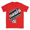 Unisex T-Shirt Oasis Hipster Cotton Tee Shirt Short Sleeve Rock Band Printed T Shirts O Neck Tops Plus Size Top Clothing