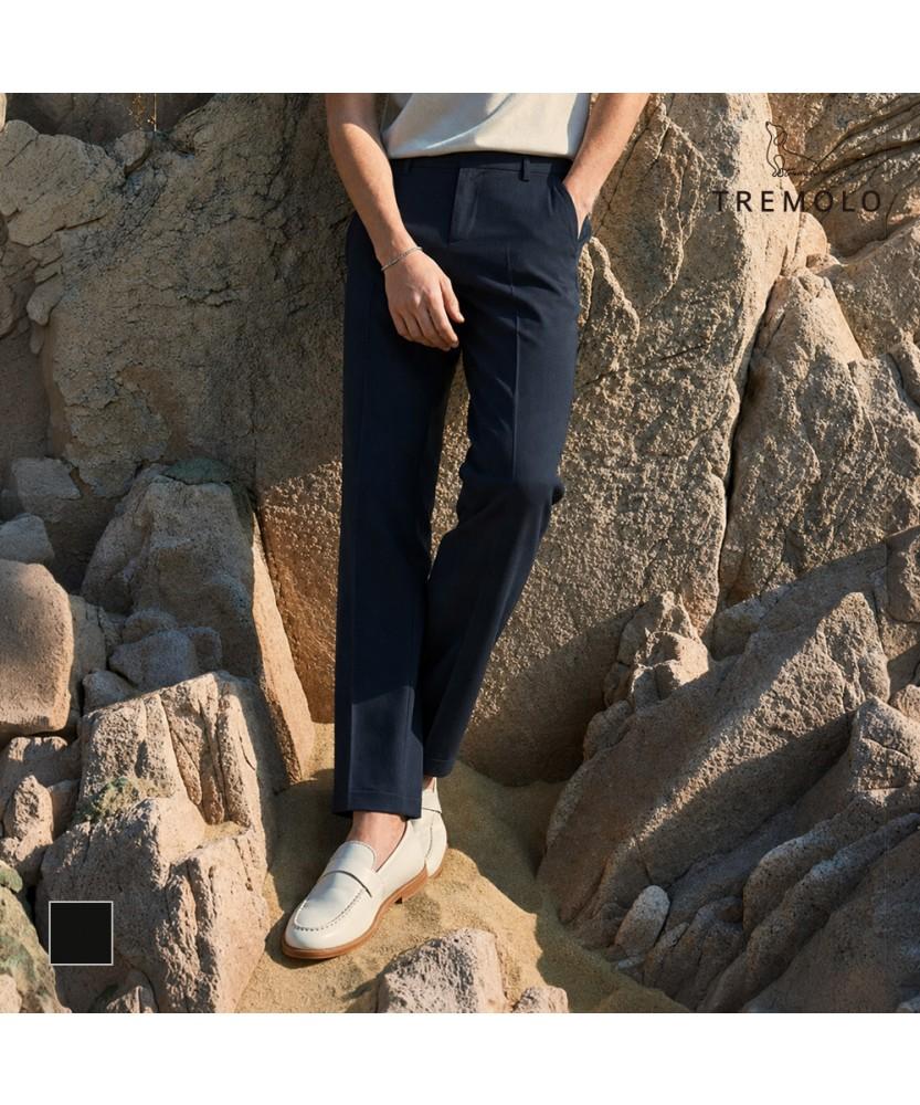 TREMOLO Cotton Blend Basic Pants_Trndl3M3151