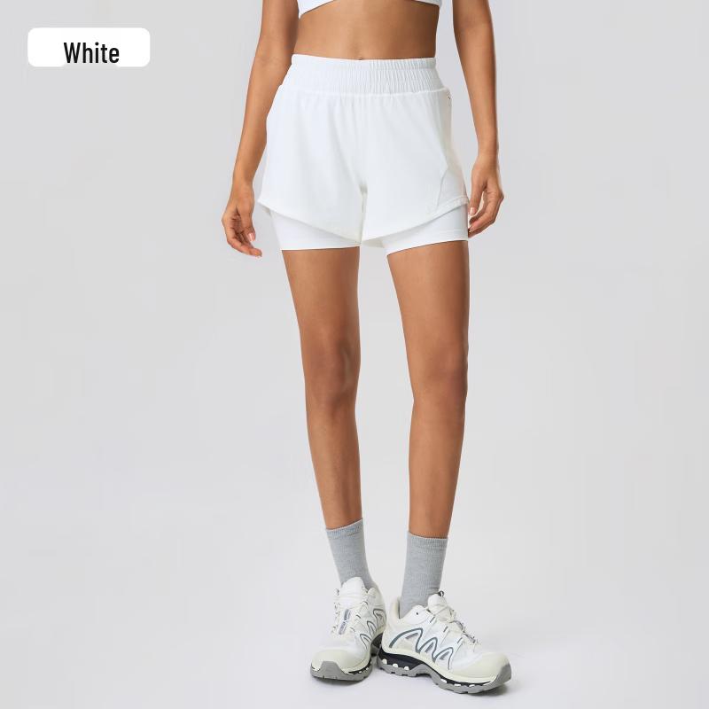 Женские спортивные шорты для йоги с кулиской, быстросохнущие