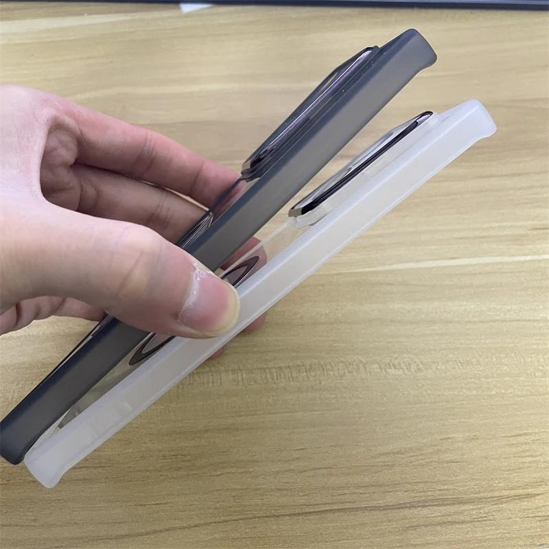 Transparente Magnetische Schutzhülle für Moto Edge 50 Fusion Pro 40 NEO G85 G60 G40 G64 G34 G24 G14 G04 5G TPU Weiche Abdeckung
