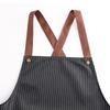 Sleeveless Cross Back Restaurant Uniform Removable Hand Towel Anti Fouling Cooking Baking Waterproof Kitchen Apron