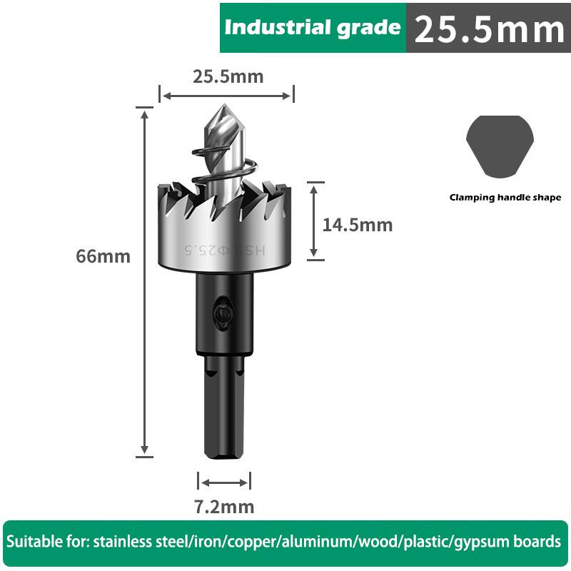 Hole Saw Set 12-100mm Hard Metal Drill Bits Heavy Duty Hole Opener Hole Cutter For Metal Stainless Steel Iron Wood Plastic Etc.