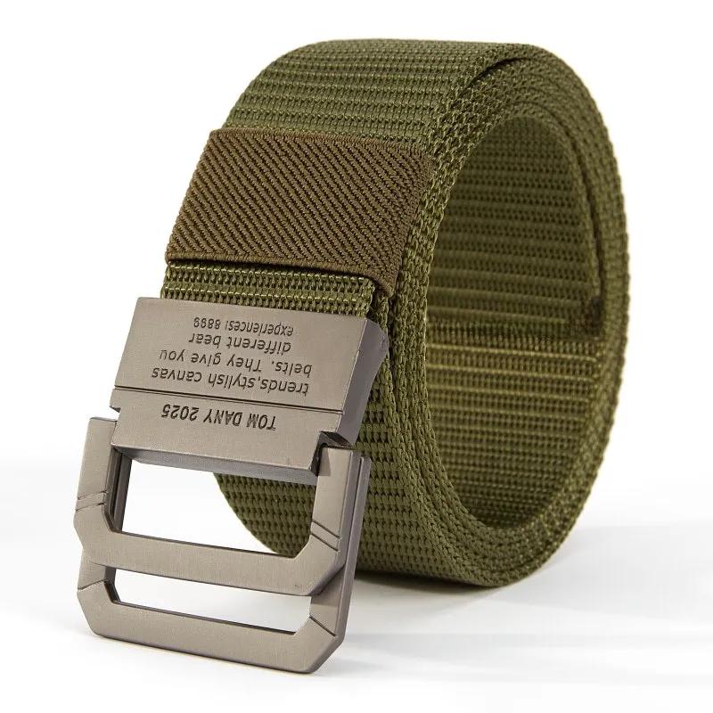 Men Belt Nylon Tactical Army Canvas Casual Designer Jeans Belt for Men Military Sports Outdoor Straps Plus Size 120 130 160cm