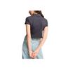 Puma Classics Polo Baby Tee Solid Color Casual Slim Fit Short Sleeve Polo Shirt Women Tops Black 628048-01