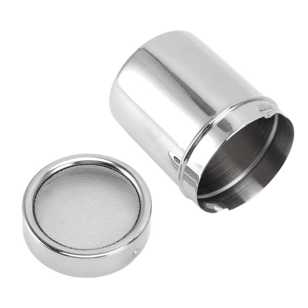 Food Grade Flour Sifter Shaker Rustproof Seasoning Shaker Dredge Powder Sugar Shaker  For Baking