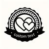 Custom Metal Wall Art Interlocking Hearts Boho Style Durable Home Decor