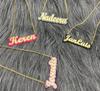 DIY Acrylic Custom English Letter Name Necklace - European & American Style