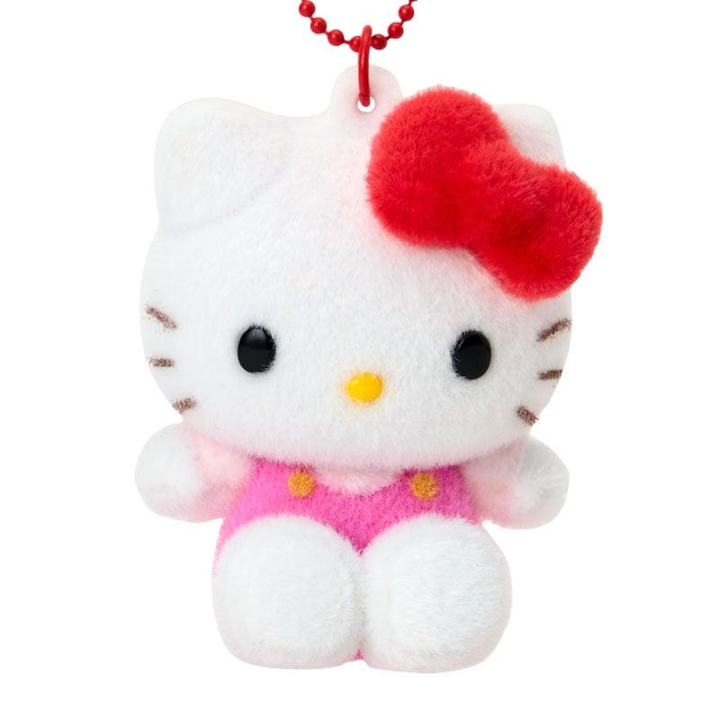 Sanrio Hello Kitty Flocked Mascot Holder Japan NEW Sanrio Characters