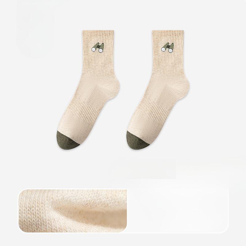Male Spring and Autumn New Cotton Anti Bacteria Anti Pilling Sport Tube Socks