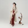 Chinese Song Dynasty Style Hanfu Embroidery Three-piece Set For Women