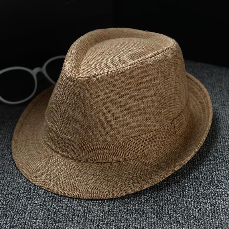 Panama Cotton Linen Sun Hat With Wide Brim For Men Women Casual Summer Accessory