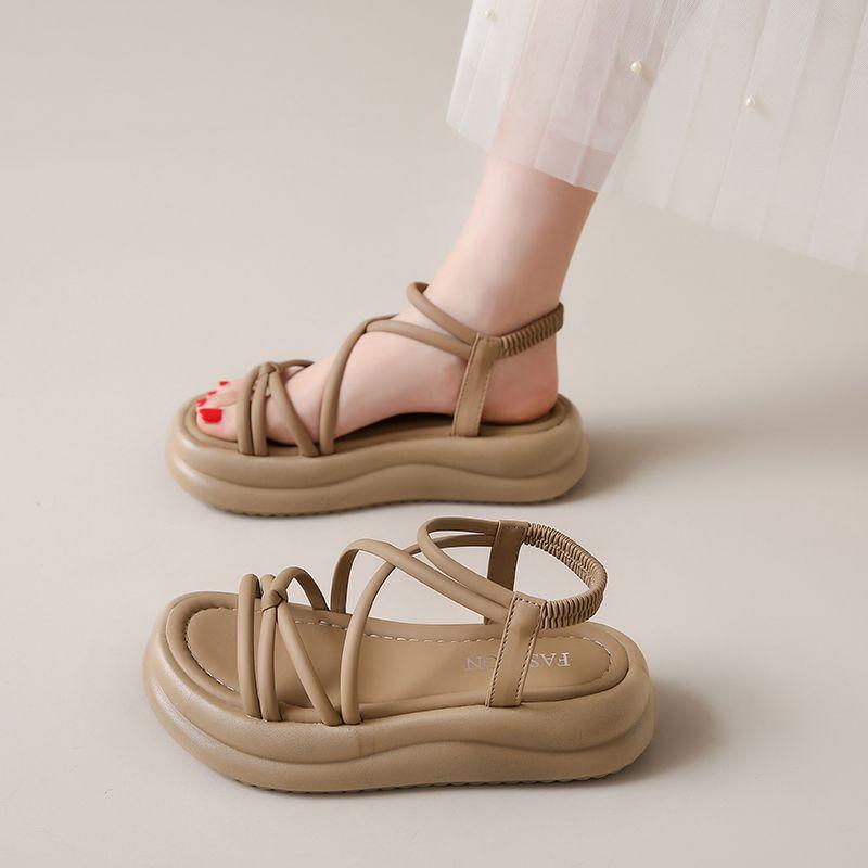 Fashion Ladies Shoes Platform Roman Style Open Toe Women's Sandals 2025 Trend Summer Comfortable Sale Comfort The Best Trending Elegant