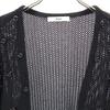 Rene Made In Japan Five-quarter Sleeve Cardigan 38 Openwork Knit Bolero Women Used