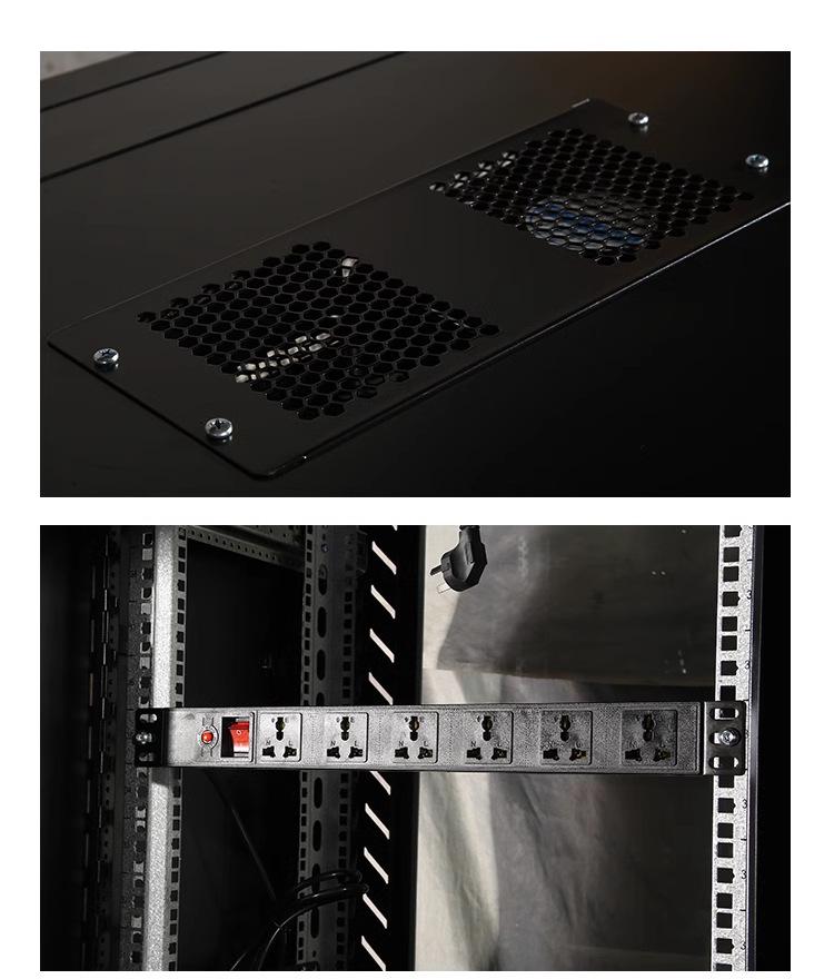 Integrated Modular Monitoring Network Server Cabinet with Pulley for Computer Room