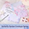 Fjärilsträdgårdsserien Pappersvarusats: Färskt & Konstnärligt Kärleksbrevspapper med Kuvert