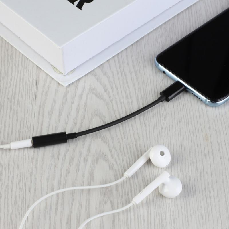 Type C To 3.5mm Extension Cable Female To Female Portable for Headphone Mobile Phone Enhances Sound Output Quality