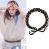 Jeans Decor Coconut Shell Woven Belt Adjustable Retro Tassel Waist Chain  Pants