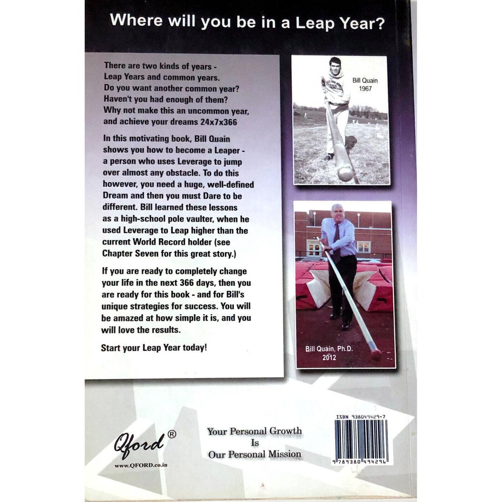 Happy Leap Year!Leap, Leverage, Dream & Dare 24/7/366 by Bill Quain (Author)Book JL184616538626