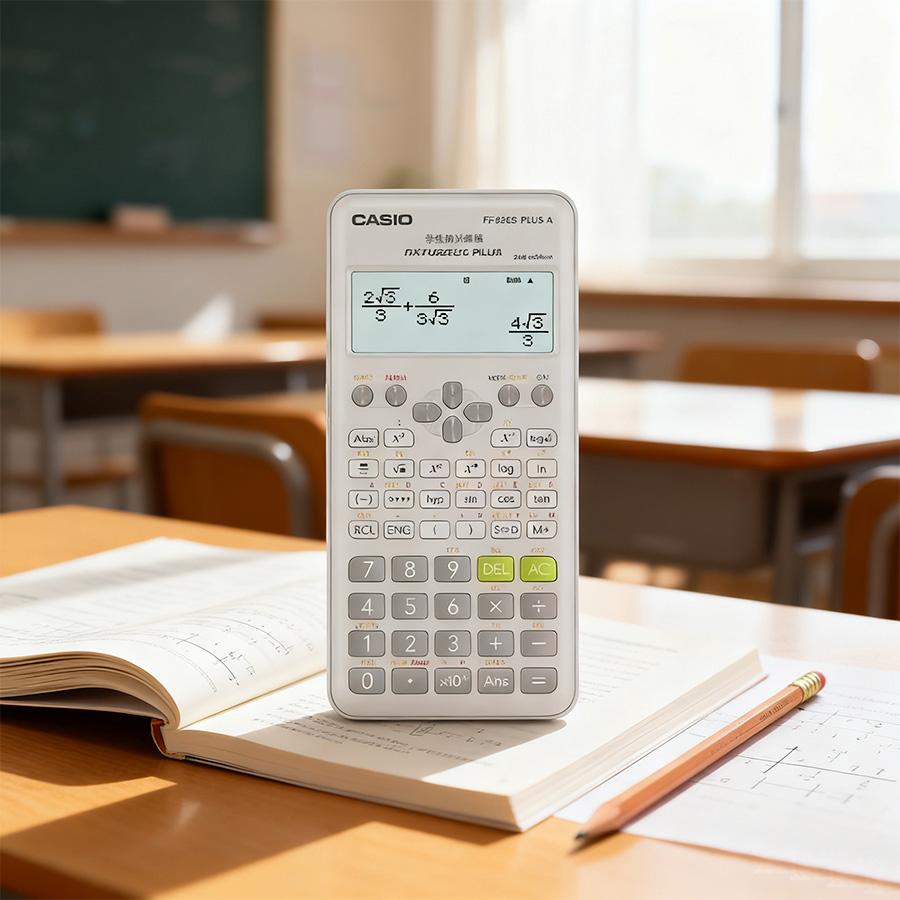 Casio Wissenschaftlicher Taschenrechner - Geeignet für Arbeit und Schule FX-82ES-W