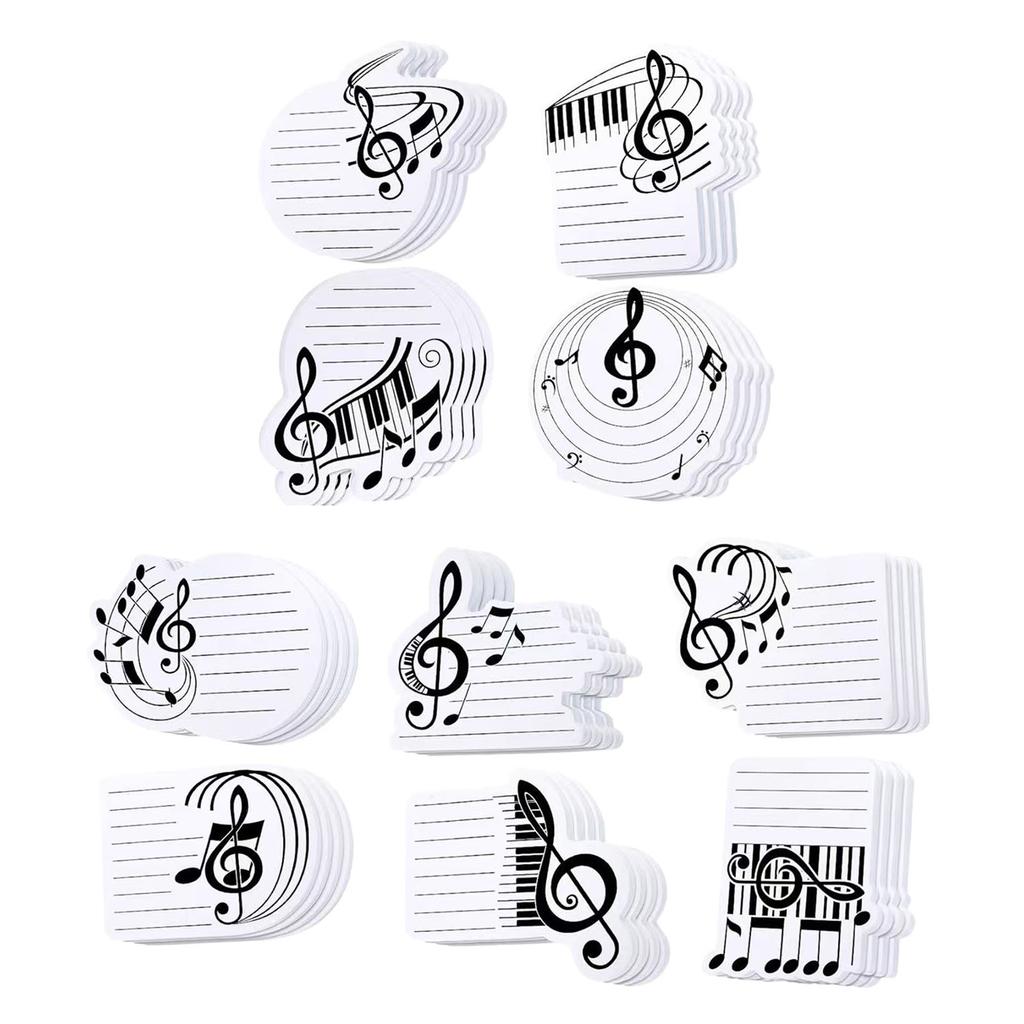 Self-Adhesive Sticky Notes Pads Musical Note Sticky Notes Sticky Pads Removable Sticky Notes Notepads Sticky Note Pads