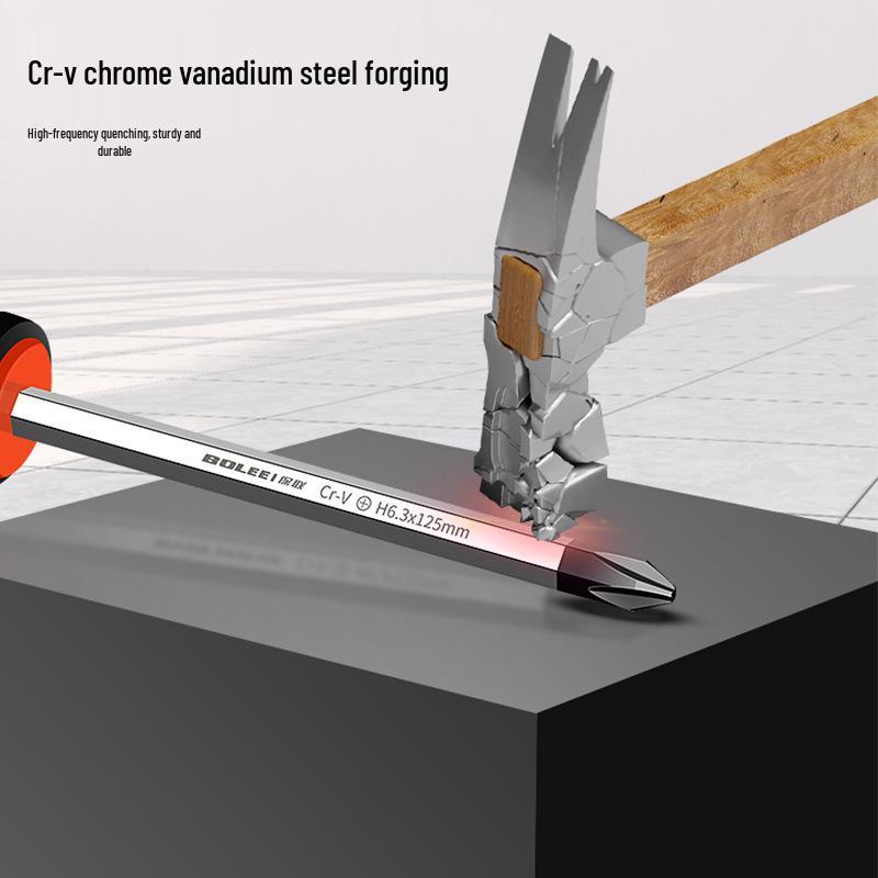 Multi-Function Screwdriver Set: Cross-Head, Slotted, Torx, Hammerable Flat-Head Tools