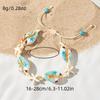 Simple Adjustable Woven Rope Handmade Bracelets for Women Men Boho Shell Conch Starfish Charm Bracelet Summer Beach Jewelry Gift