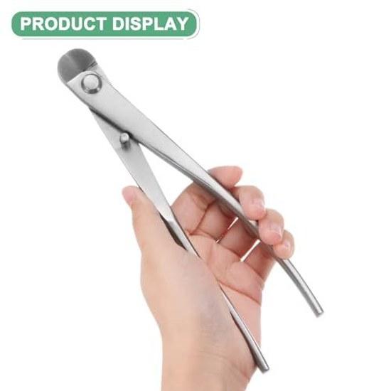 M METERXITY Bonsai Tools - 8.3 Stainless Steel Wire Cutter Plant Modeling Suitable Gardening Pruning Knob (210mm Silver)
