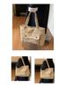Japanese Harajuku Canvas Shoulder Bag for College Students - Women's Crossbody Tote