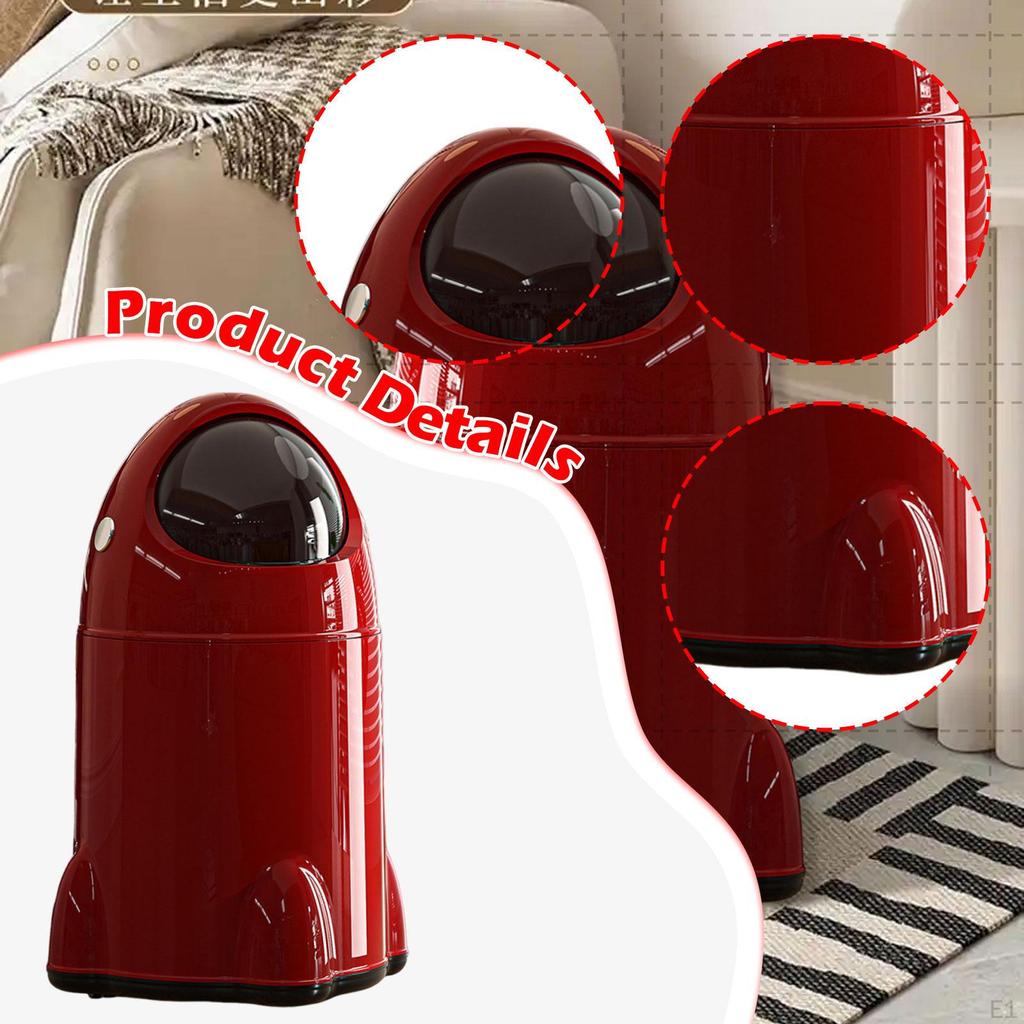 Kitchen Trash Can Garbage Bin with Universal Wheels Tall Large Open Luxury Lid Waste Basket for