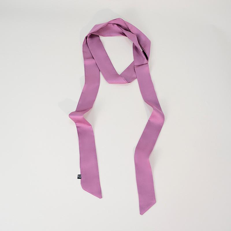 Elegante Sciarpa in Seta Raso 200cm: Accessorio Sottile, Lungo e Stretto da Donna per Capelli, Collo, Borsa o Cintura