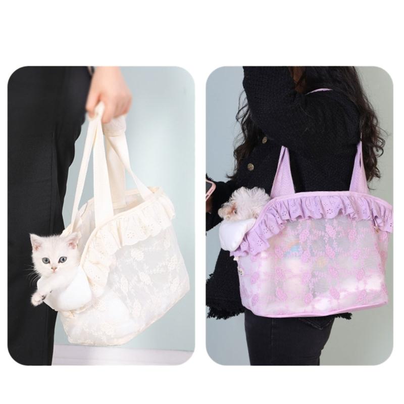 Small Dog Carrier Tote Bag for Travel Soft Shoulder Bag Large Capacity