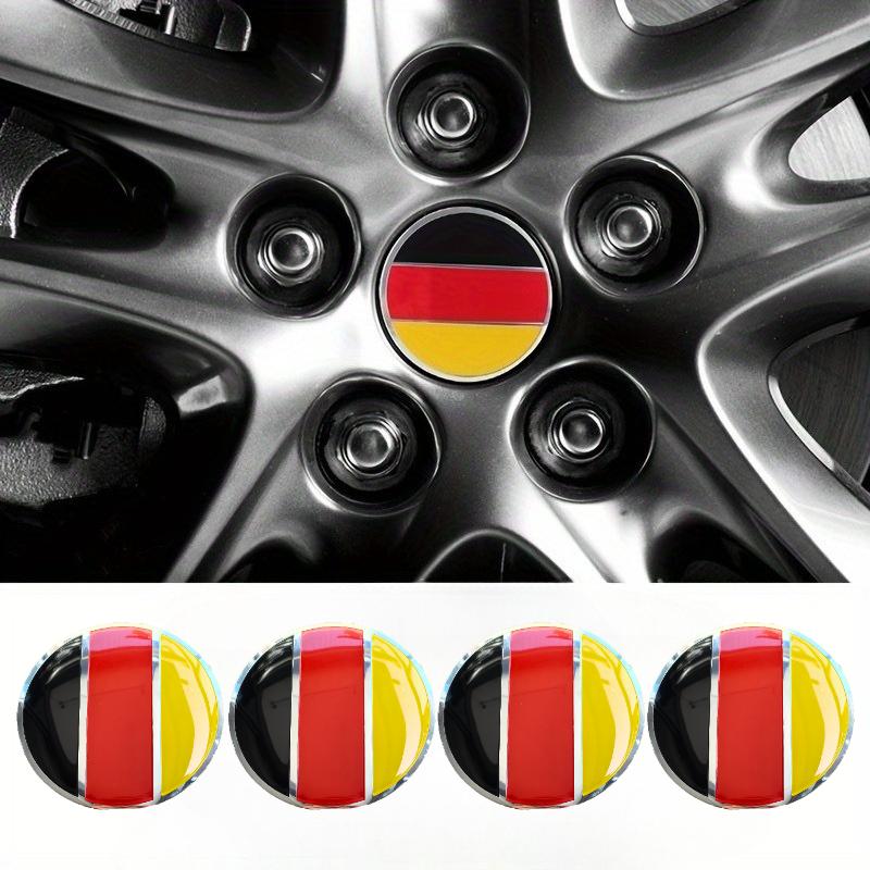 4pcs 56mm Metal Wheel Badge | Self-Adhesive Wheel Cover Protection Stickers Suitable for Wheel Cover Protection Stickers Suitable