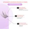 100-120 Cluster Self-Adhesive False Eyelashes,perfect for Women makeup,pre-bonded,14mm,C+ Curl,Long-lasting,waterproof,windproof