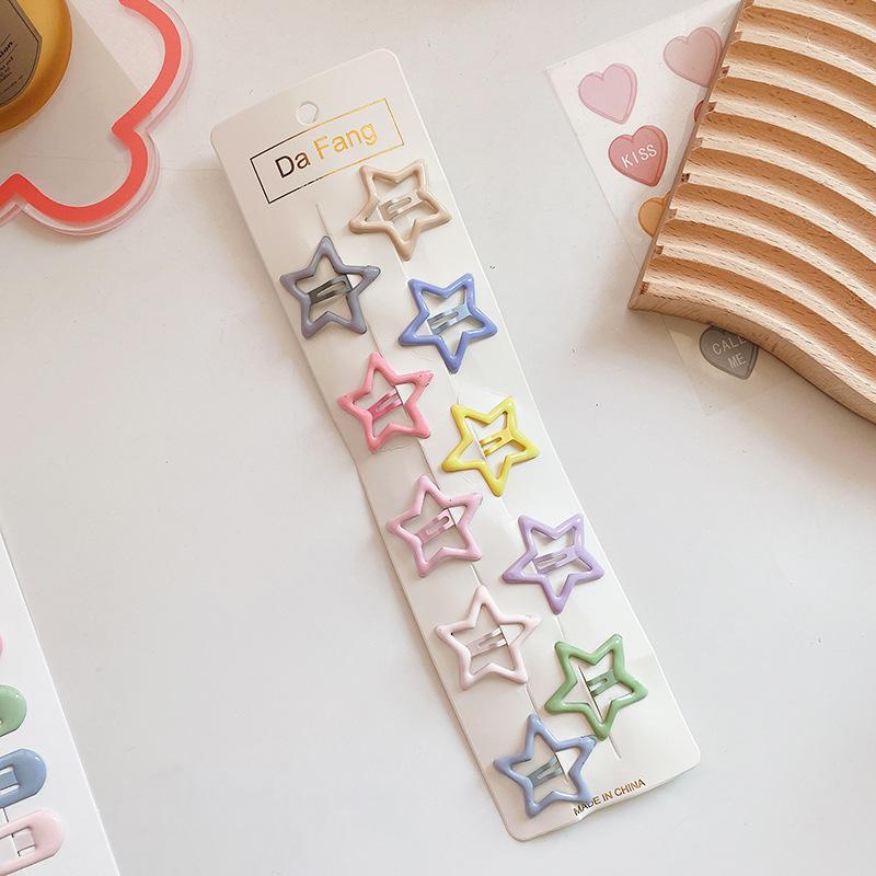 New Fashion Solid Hair Clips For Girls Hair Accessories Sweet BB Clip Barrettes Kids Arrange Broken Hairpins Children Headwear
