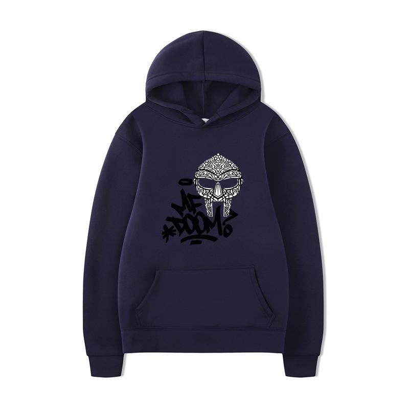 ME DOOM Printed Men's Autumn and Winter New Hoodie Brand Hoody Clothes Vintage Fashion Long Sleeve Pullovers